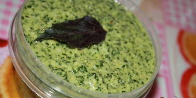 Рецепт соуса песто по-кубански