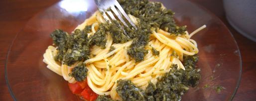 Шаг 11: спагетти с соусом песто аппетитно и быстро