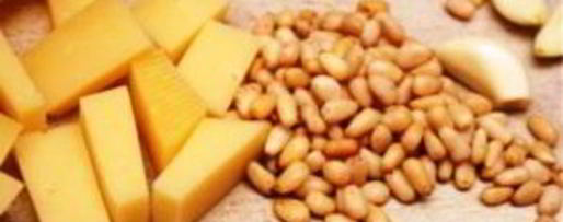 Шаг 1: спагетти с соусом песто