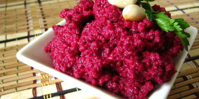 Рецепт свекольного песто