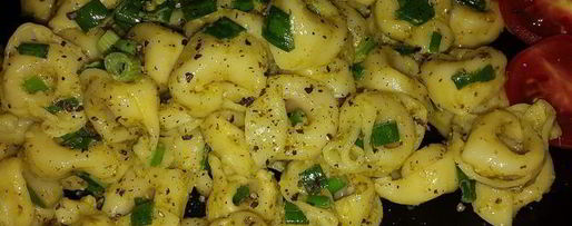 Шаг 3: тортеллиней с соусом песто