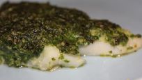 Рецепт Трески под соусом песто
