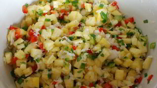 Рецепт Ананасовой сальсы