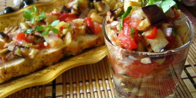 Рецепт баклажанной сальсы