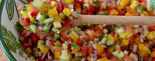 Шаг 5: израильского салата сальса