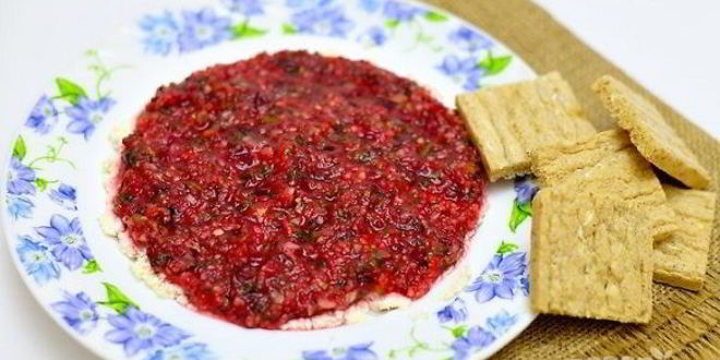 Рецепт клюквенной сальсы