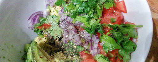 Шаг 1: лосося с соусом сальса из авокадо