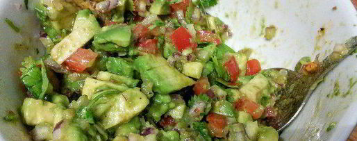 Шаг 2: лосося с соусом сальса из авокадо