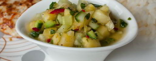 Шаг 6: огуречно-ананасовой сальса