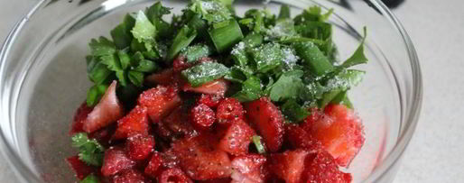 Шаг 3: острой клубничной сальсы