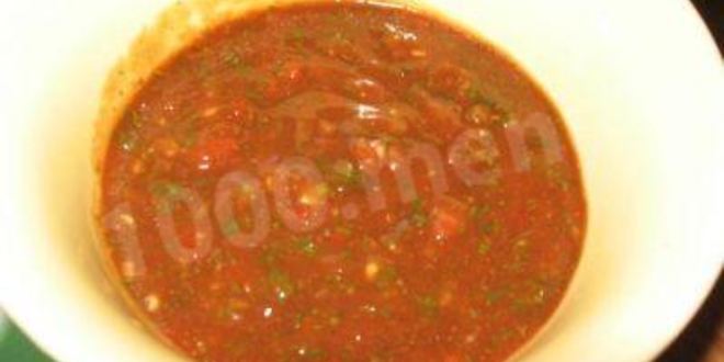 Рецепт острой сальсы