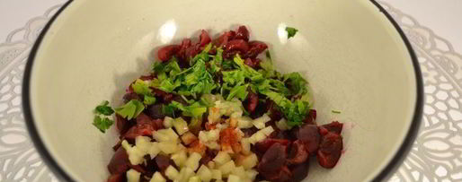 Шаг 1: острой вишневой сальсы