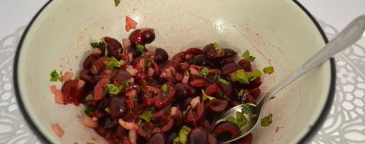 Шаг 2: острой вишневой сальсы