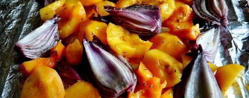 Шаг 2: персиковой сальсы с чипсами из лаваша