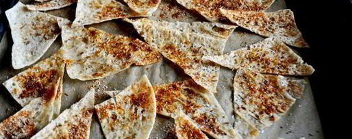 Шаг 8: персиковой сальсы с чипсами из лаваша