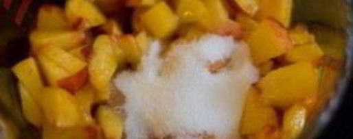 Шаг 2: персиковой сальсы с кинзой, мятой и имбирем