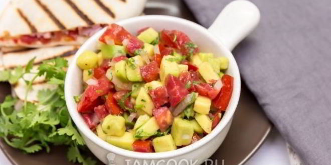 Рецепт сальсы из авокадо с помидорами