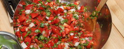 Шаг 4: сальсы из летних помидоров