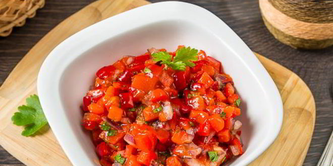 Рецепт сальсы из печеного перца
