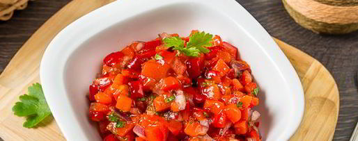 Шаг 11: сальсы из печеного перца