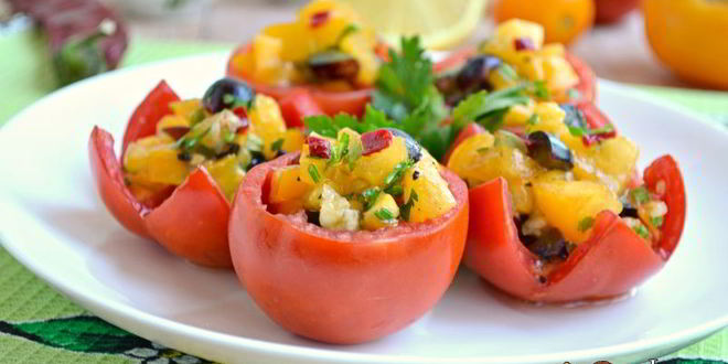 Рецепт сальсы из желтых помидоров с виноградом