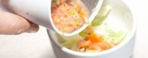 Шаг 3: сальсы с капустой