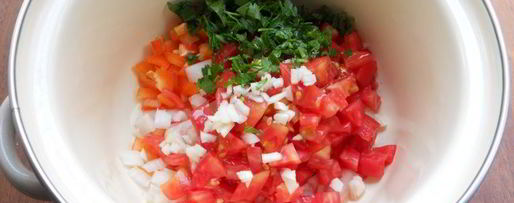 Шаг 3: соуса сальса из томатов на зиму