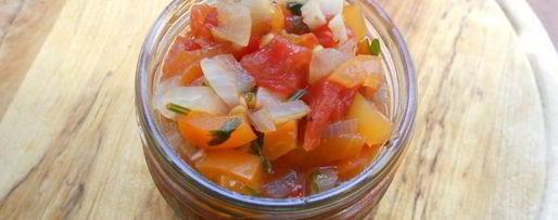 Шаг 5: соуса сальса из томатов на зиму