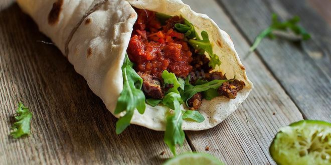 Рецепт тако с соусом сальса