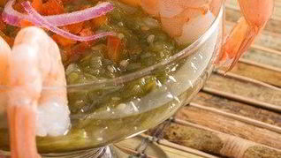 Рецепт Зеленой сальсы из томатилло и авокадо