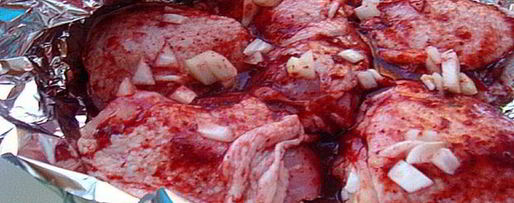 Шаг 3: курицы в гранатовом соусе