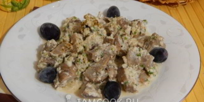 Рецепт сациви с грибами