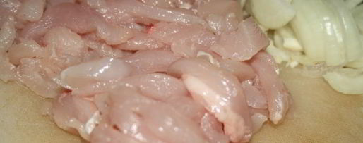 Шаг 4: сациви с куриными грудками