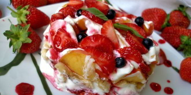 Рецепт фруктово-ягодного тартар