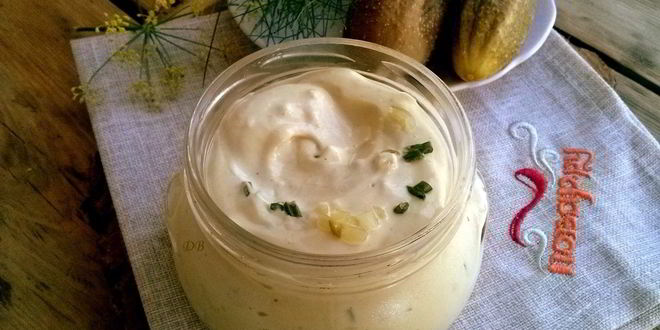 Рецепт соуса тартар с солеными огурцами