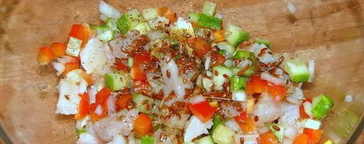 Шаг 3: тартара из дорады