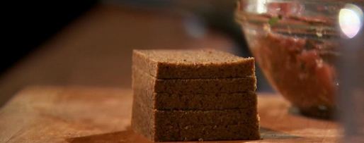 Шаг 2: тартара из говядины с мозговой косточкой