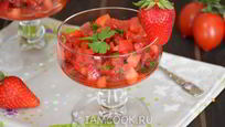 Рецепт Тартара из клубники и помидоров