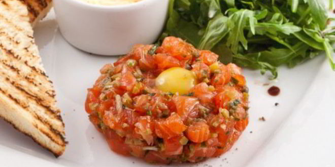 Рецепт тартара из лосося