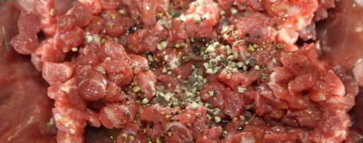 Шаг 3: тартара из мраморной говядины