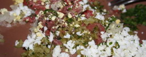 Шаг 6: тартара из мраморной говядины