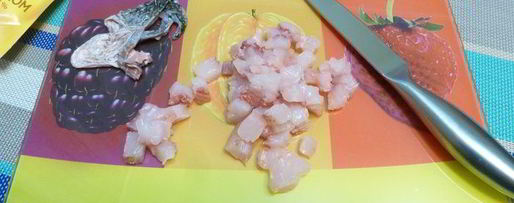 Шаг 5: тартара из муксуна с брусничным соусом