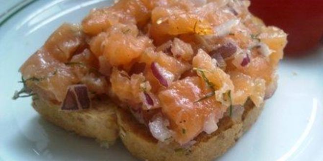 Рецепт тартара из слабосоленого лосося