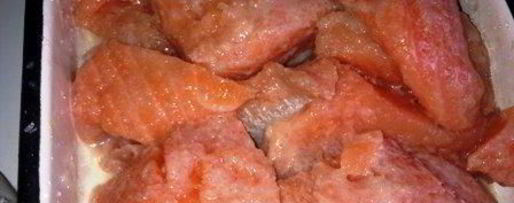 Шаг 1: тартара из слабосоленого лосося