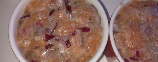 Шаг 7: тартара из слабосоленого лосося