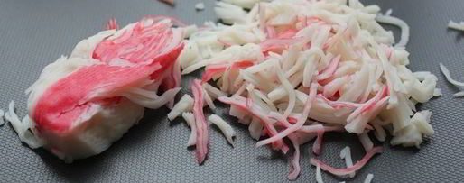 Шаг 1: тартара из снежного краба