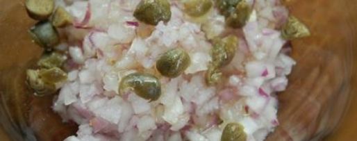 Шаг 3: тартара с лососем и авокадо