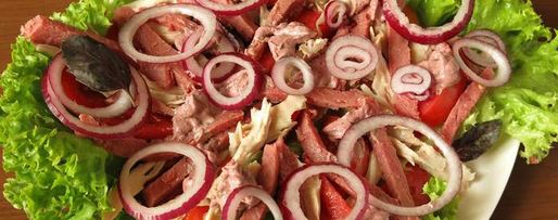 Шаг 4: мясного салата с майонезом-ткемали