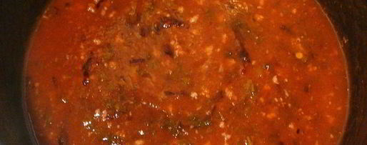 Шаг 5: соуса из слив ткемали к мясу