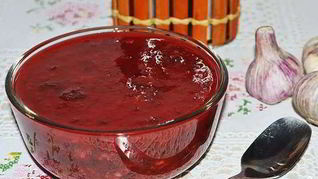 Рецепт Соуса Ткемали из красной сливы